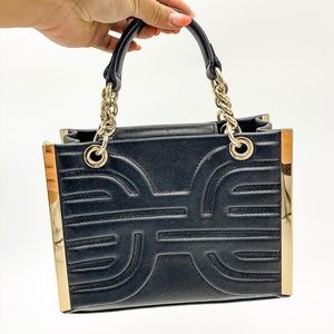 NWOT HEIRLOOM Black Structured Leather Mini Bag